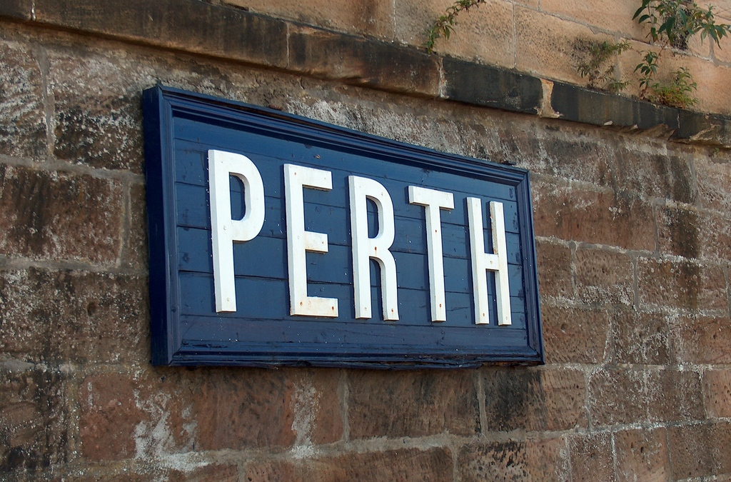 Perth Platform Sign
