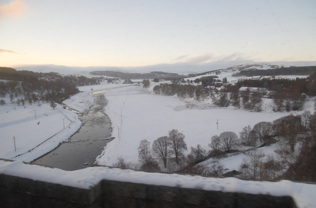 Winter view from Findhorn Viaduct (Tomatin)