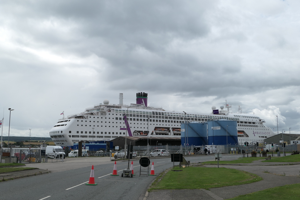 Ambassador Ambience cruise ship in Invergordon