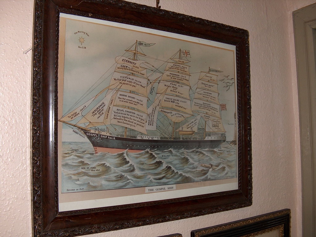Print of The Gospel Ship by Henry Pickering, Wick Heritage Museum