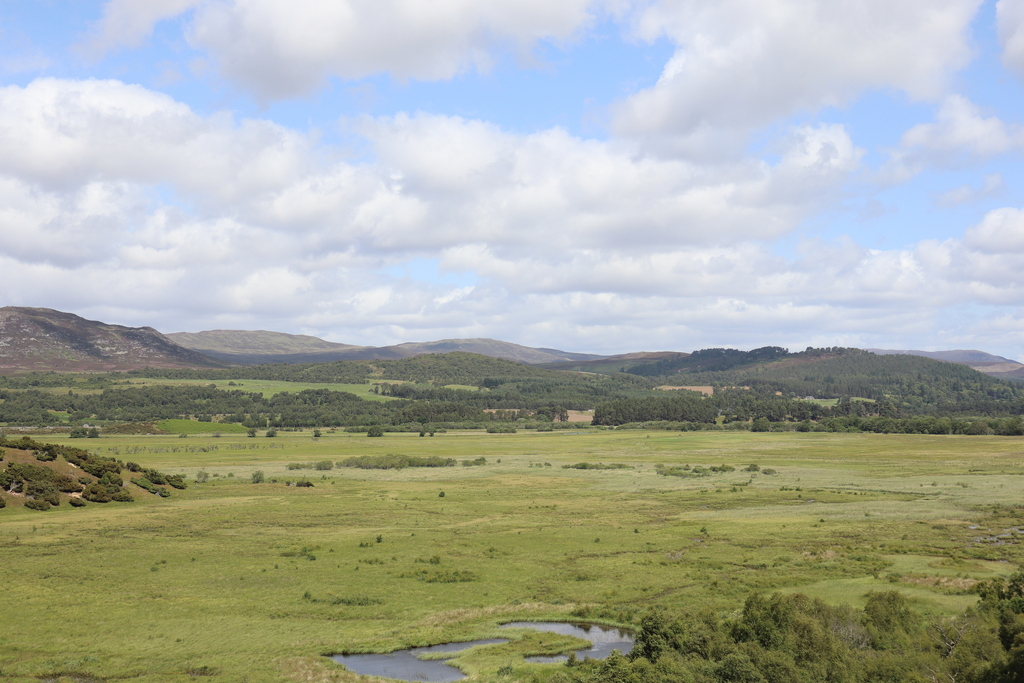 View from Lookout at Insh Marshes Nature Reserve Kingussie
