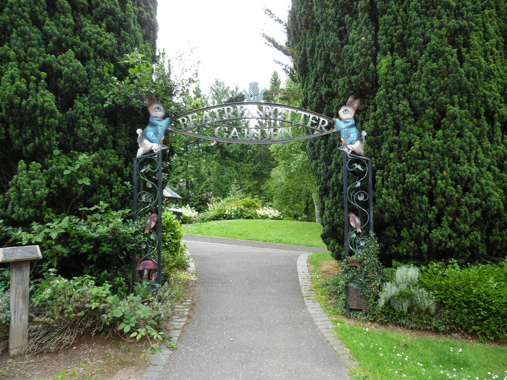 Beatrix Potter Garden decorative entrance arch