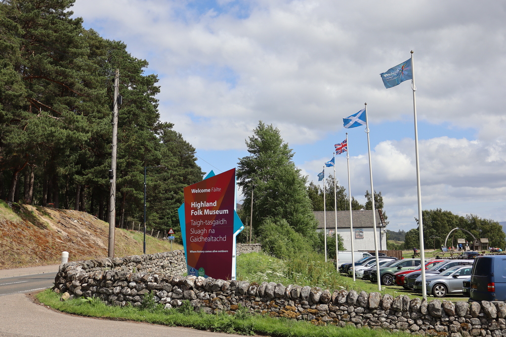 Highland Folk Museum entrance