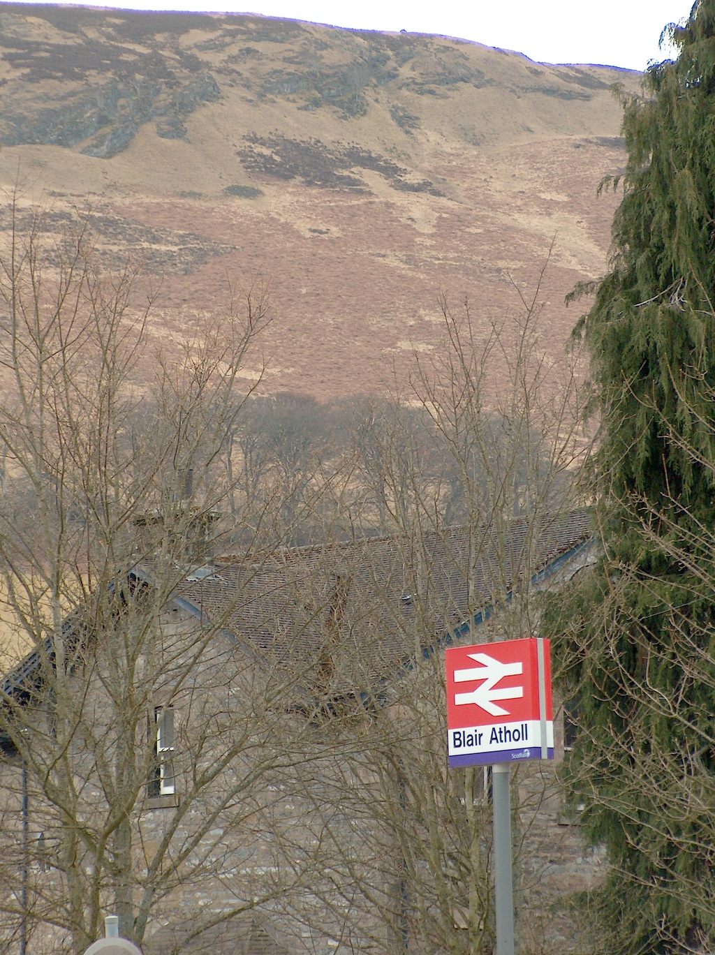 Blair Atholl Railway Station Sign