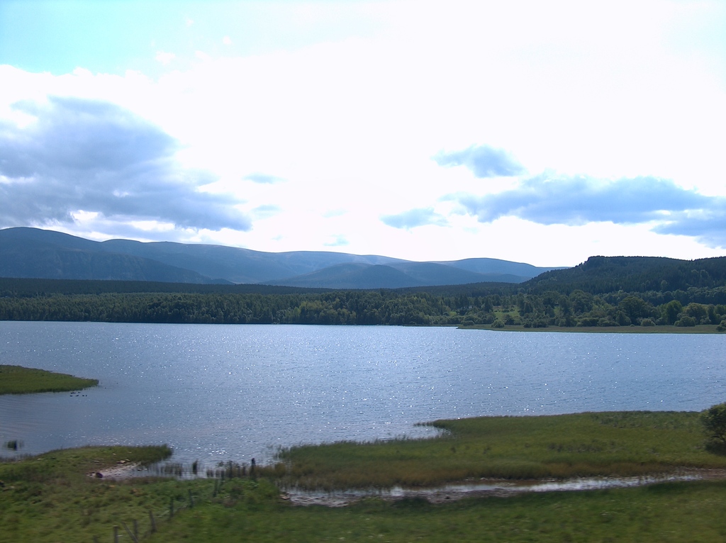 Loch Insh from Highland Mainline