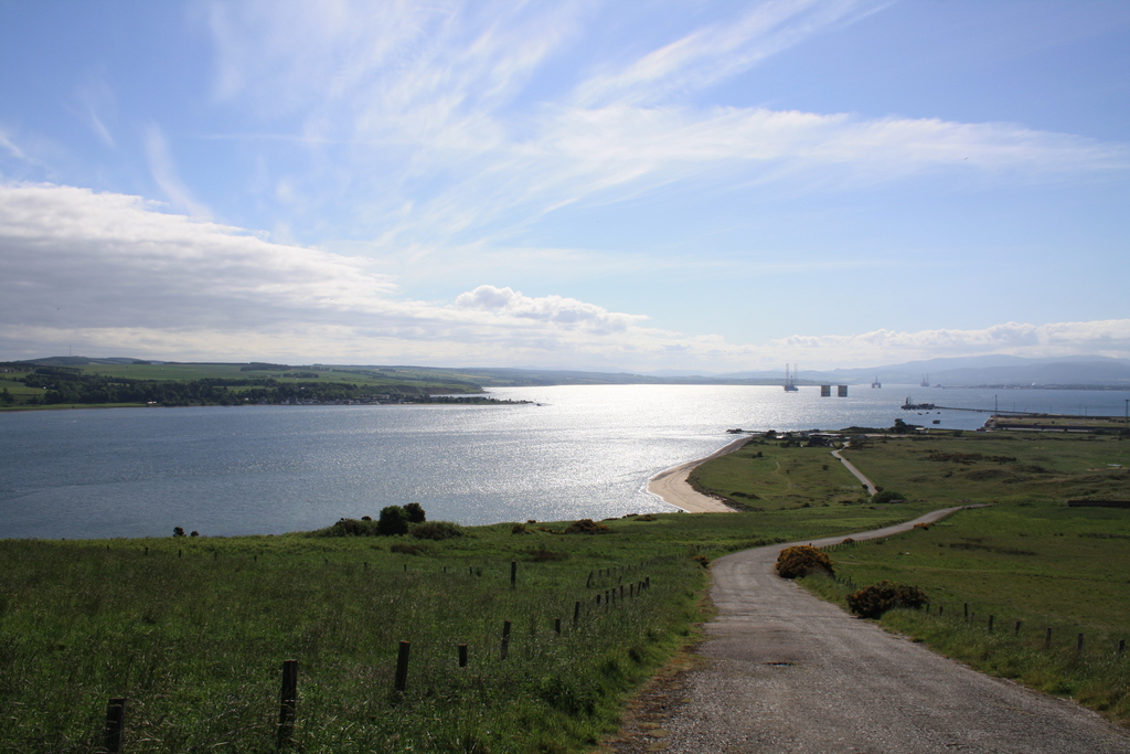 View from hill overlooking Nigg