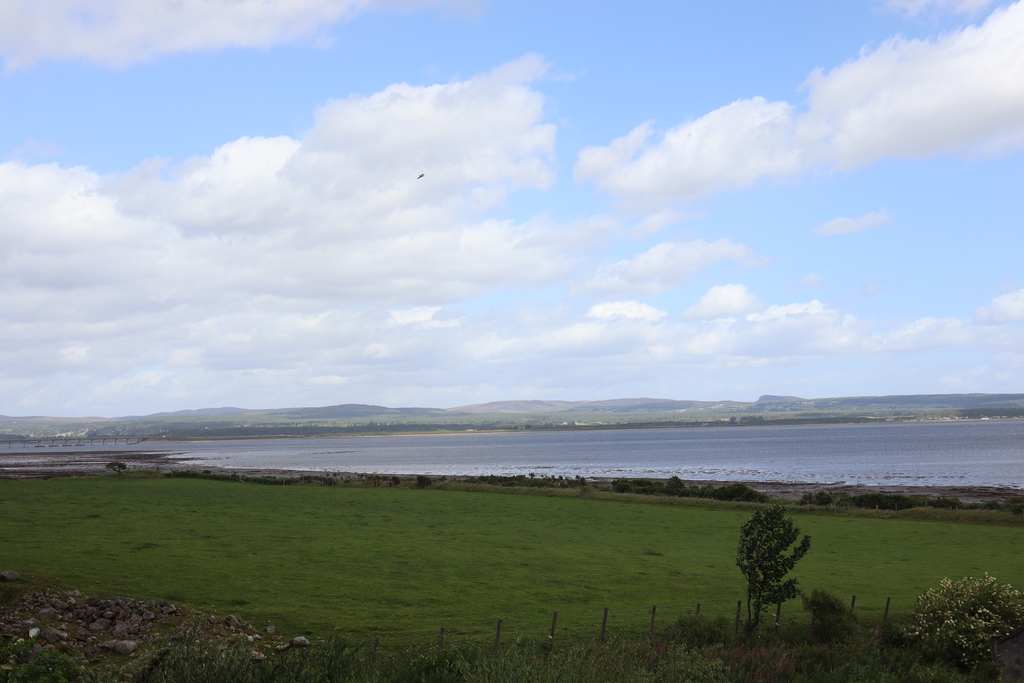 View from Glenmorangie Distillery across Dornoch Firth