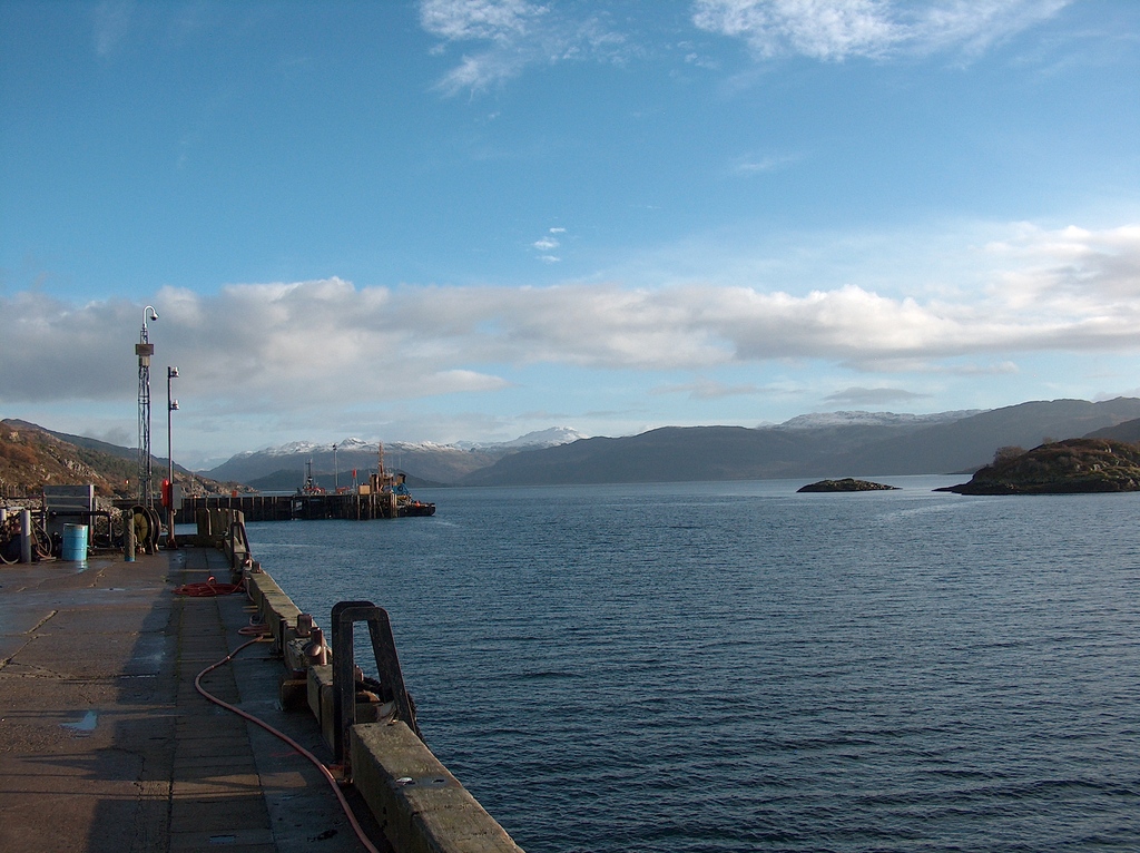 View from Kyle of Lochlash Harbour