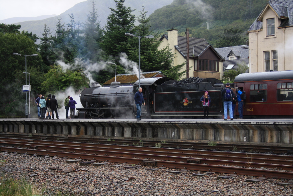 Jacobite Steam Train at Fort William Station