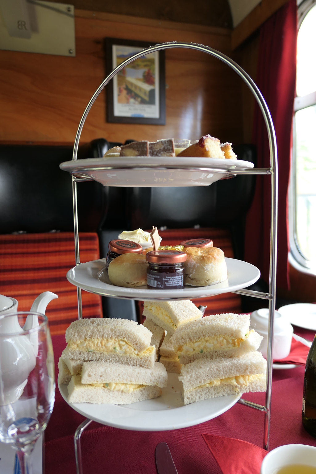 Afternoon tea on the Strathspey Railway