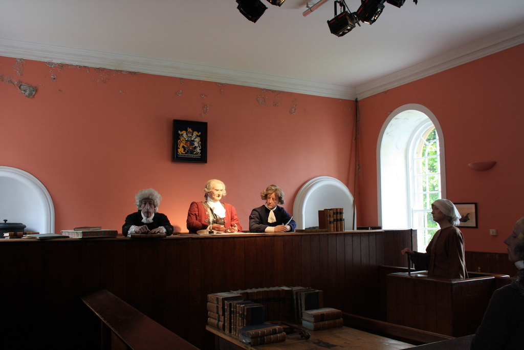 Mock trial and court at Cromarty Courthouse Museum