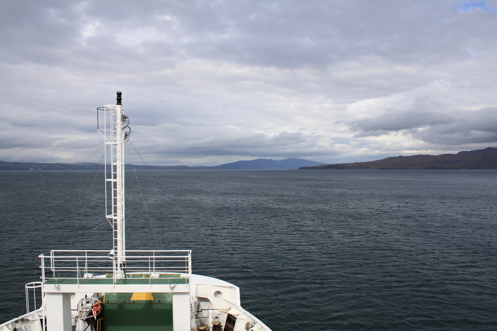 View from Mallaig to Armadale ferry