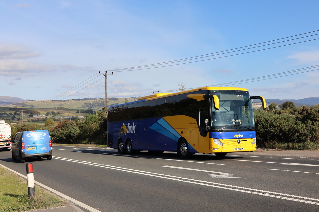 Citylink Coach on the Black Isle