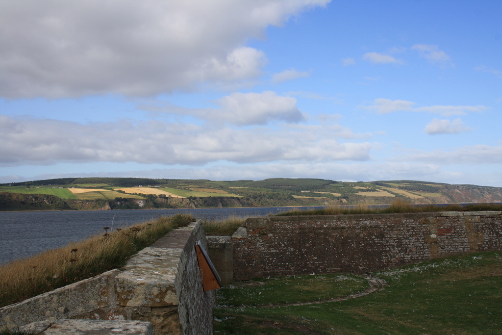 View of the Black Isle and Moray Firth from Fort George Scotland