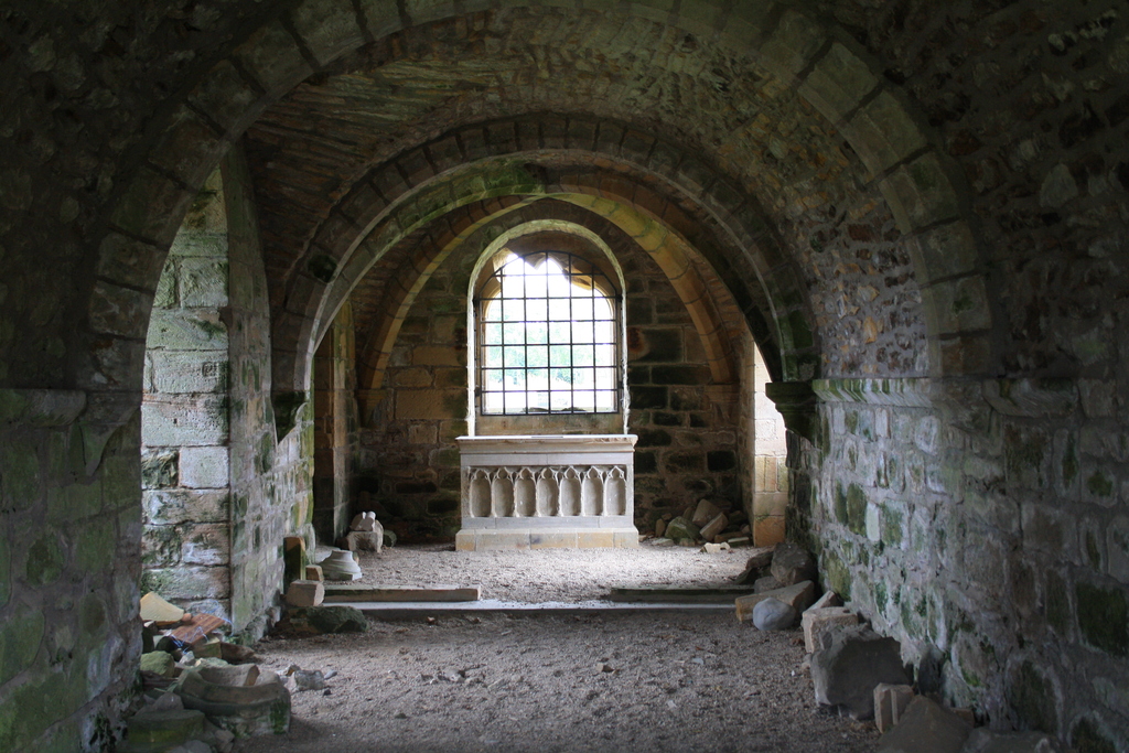 Kinloss Abbey inside