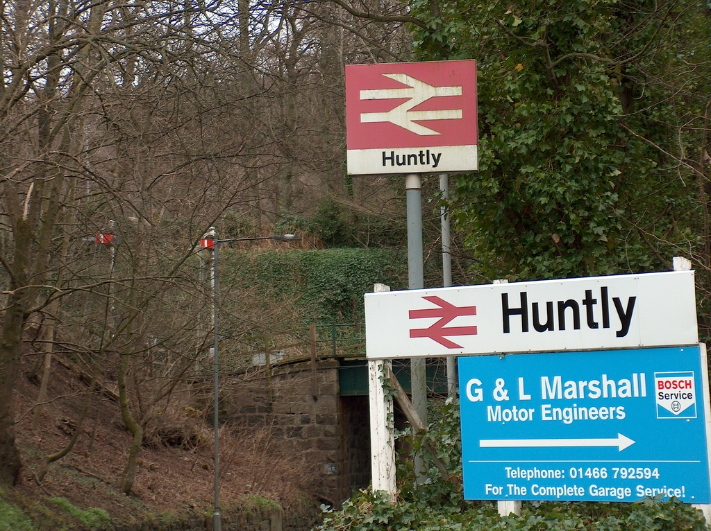 Inverness to Aberdeen Line at Huntly