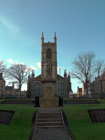 Sir John Sinclair Memorial and St Peter's and St Andrew's Church Thurso
