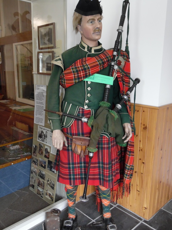 Model of a piper at Atholl Country Life Museum