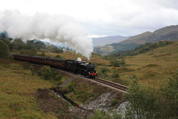 Jacobite Steam Train near Glenfinnan