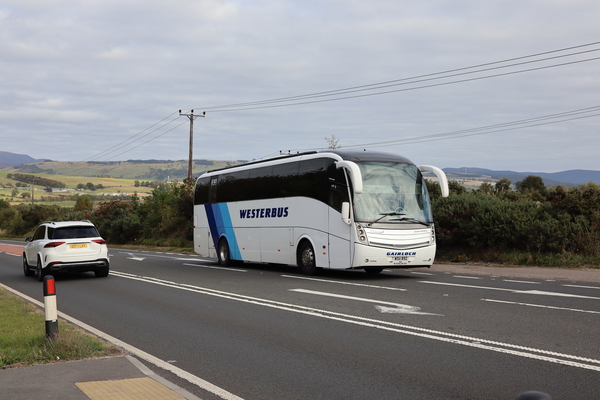 Westerbus coach on the Black Isle